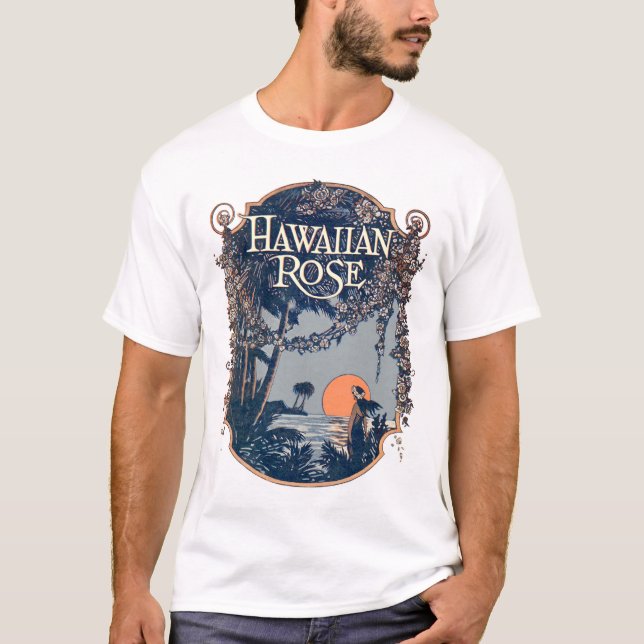 Hawaiian Rose Men's light short sleeve T-Shirt (Front)