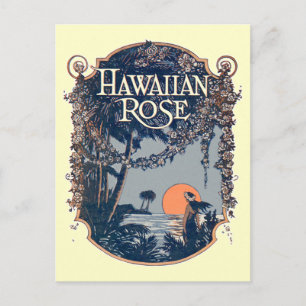 Hawaiian Rose Postcard