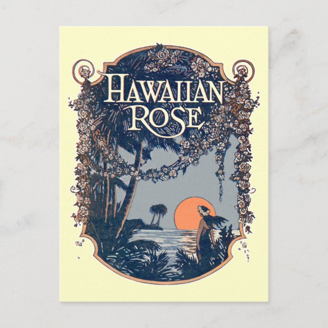 Hawaiian Rose Postcard (Front)