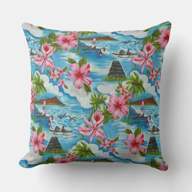 Hawaiian Scenes  Cushion (Front)