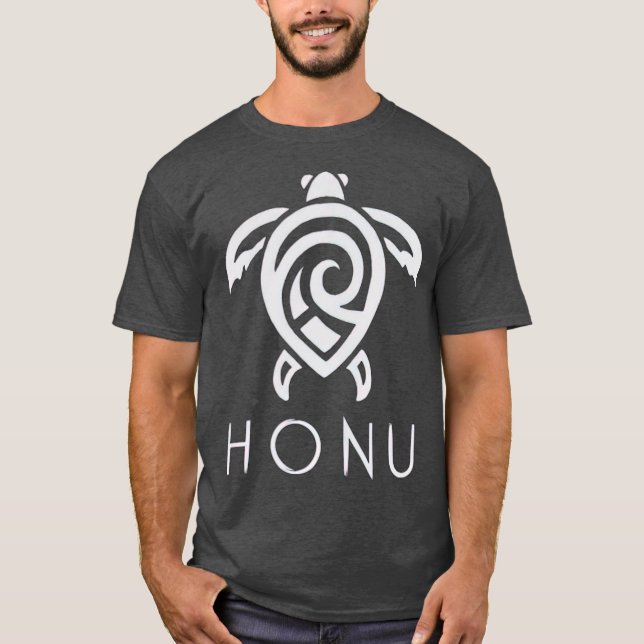 Hawaiian Sea Turtle Honu  Hawaii Novelty T T-Shirt (Front)