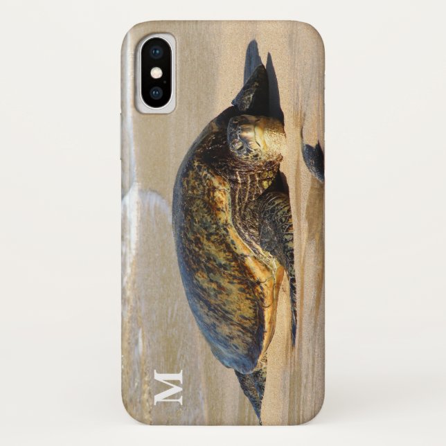 Hawaiian Sea Turtle iPhone Case (Back)