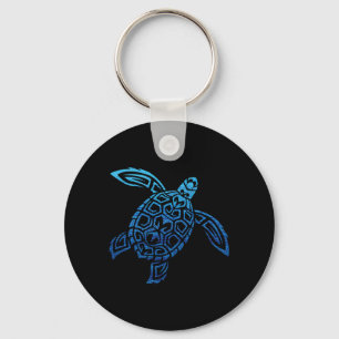 Hawaiian Sea Turtle Tribal Polynesian Pacific Key Ring