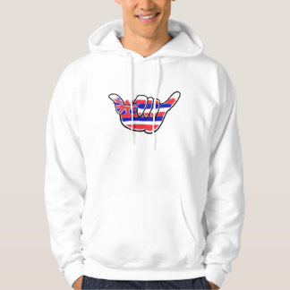Hawaiian shaka symbol state flag guys hoodie