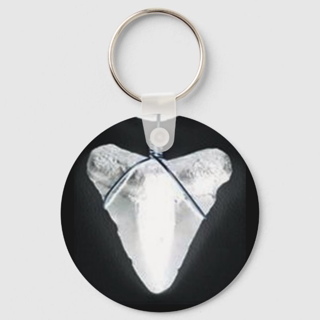 Hawaiian Shark Tooth Keychain (Front)