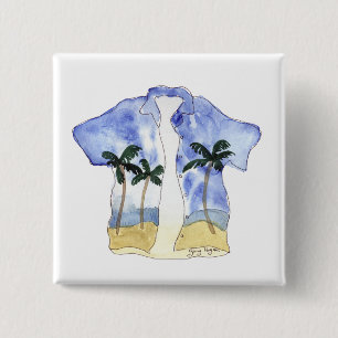 Hawaiian Shirt Button
