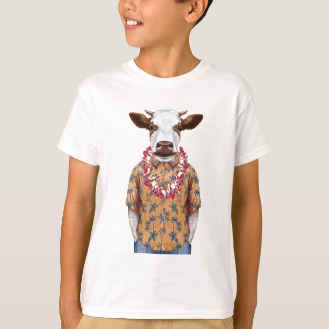 Hawaiian Shirt Cow (Front)