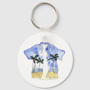 Hawaiian Shirt Keychain