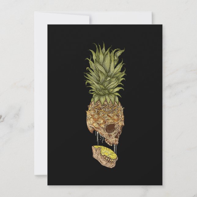 Hawaiian Skull Pineapple Summer Gift Announcement (Front)