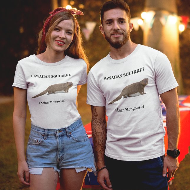 Hawaiian Squirrel (Asian Mongoose) Unisex T-Shirt (Hawaiian Squirrel (Asian Mongoose) Men's T-Shirt)