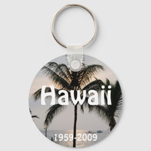 Hawaiian Statehood anniversary Key Ring