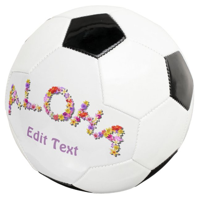 Hawaiian Style Soccer Ball (Three Quarter)