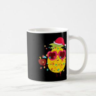Hawaiian Summer Tropical Xmas Pineapple Christmas Coffee Mug