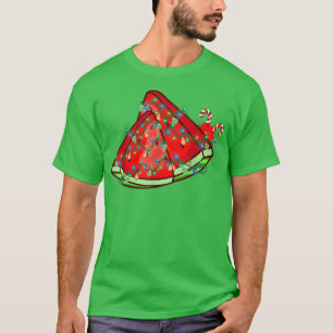 Hawaiian Summer Xmas Lights Watermelon Christmas I T-Shirt
