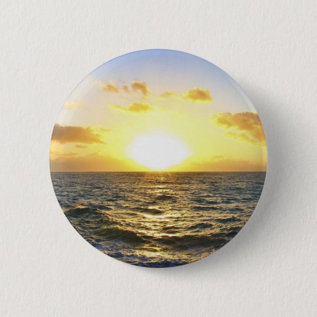Hawaiian Sunset 6 Cm Round Badge (Front)