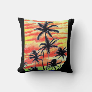Hawaiian Sunset Coco Palms Cushion