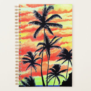 Hawaiian Sunset Coco Palms  Planner