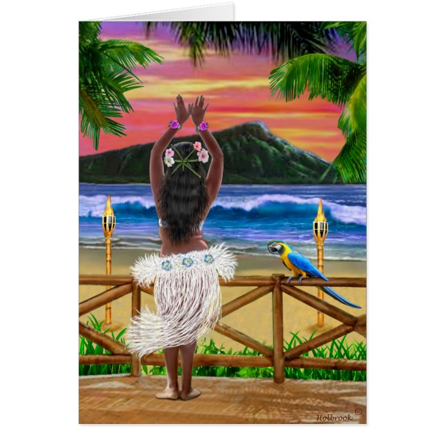 HAWAIIAN SUNSET HULA (Front)