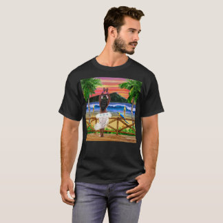 Hawaiian Sunset Hula Dancer T-Shirt