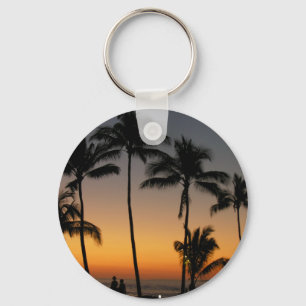 Hawaiian Sunset Key Ring