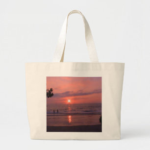 Hawaiian Sunset Large Tote Bag