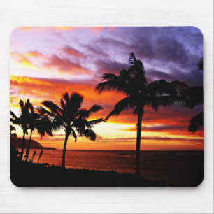 Hawaiian sunset mouse pad