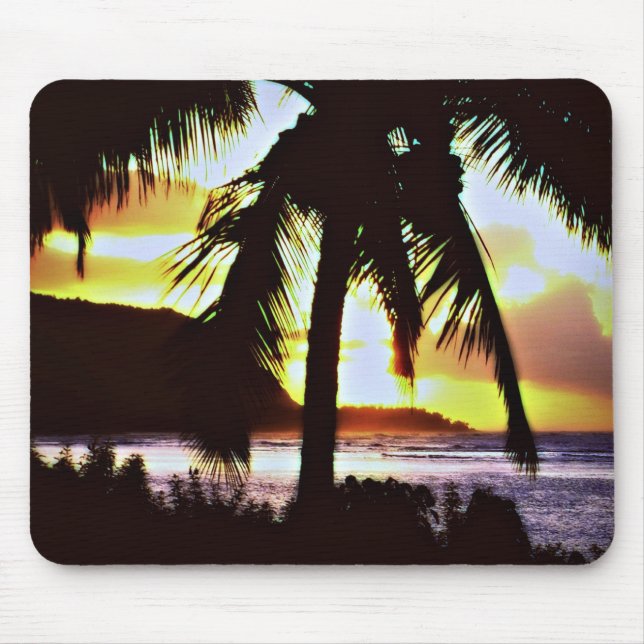 Hawaiian Sunset Mouse Pad (Front)