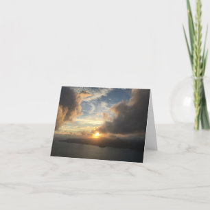 hawaiian sunset notecard
