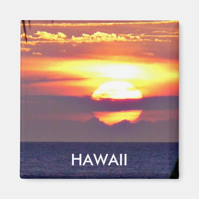 Hawaiian Sunsets collection Magnet (Front)
