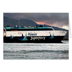 Hawaiian Super Ferry Card