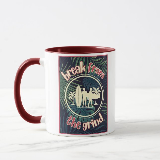 Hawaiian Surf Coffee Mug (Left)