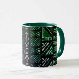 Hawaiian Tapa Cloth Mug