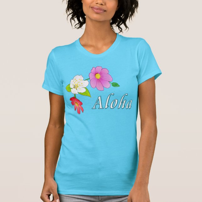 Hawaiian Tee Shirts for Women (Front)