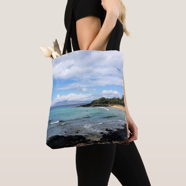 Hawaiian Themed Beach Tote (Close Up)