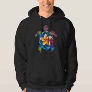Hawaiian Tie Dye Sea Turtle, Hawaii  For Men And W Hoodie