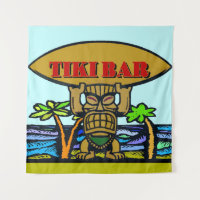 Hawaiian Tiki Bar, add text,