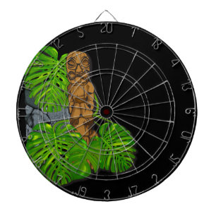 Hawaiian Tiki Dartboard