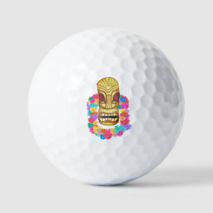 Hawaiian Tiki Mask Golf Balls