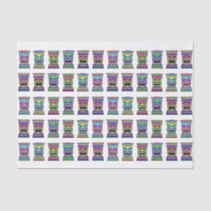 Hawaiian Tiki Tissue Paper
