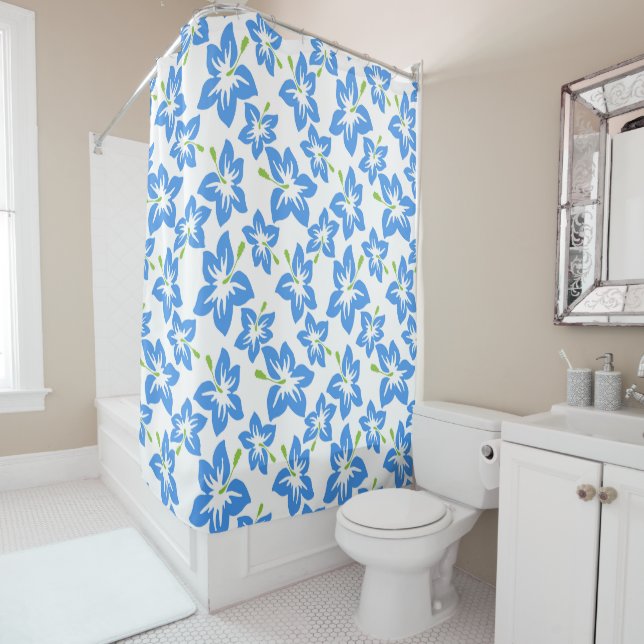 hawaiian time shower curtain (In Situ)