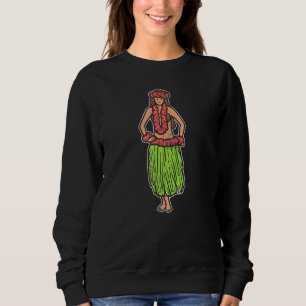 Hawaiian Traditional Dancing Cute Hawaii Hula Danc Sweatshirt