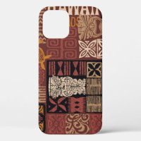 Hawaiian Tribal: Vintage Fabric Patchwork