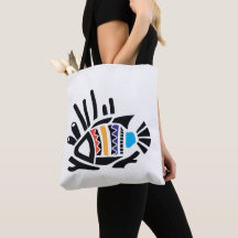 Hawaiian Triggerfish in Tropical Colours  Tote Bag