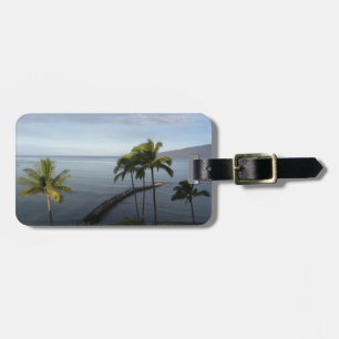 Hawaiian Tropical Beach Scene Luggage Tag