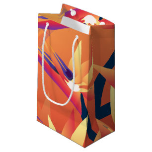 Hawaiian Tropical Bird-of-Paradise Luau Gift Bag S