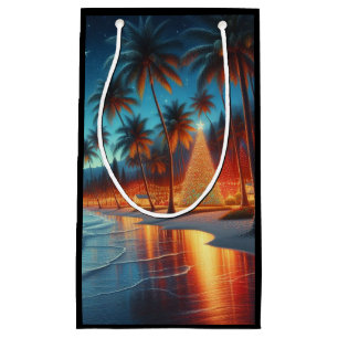Hawaiian/Tropical Christmas Small Gift Bag