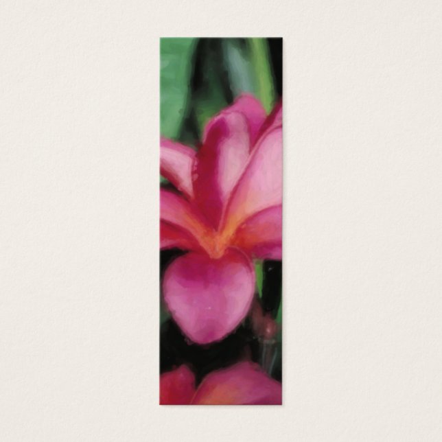 Hawaiian Tropical Floral Bookmark (Front)