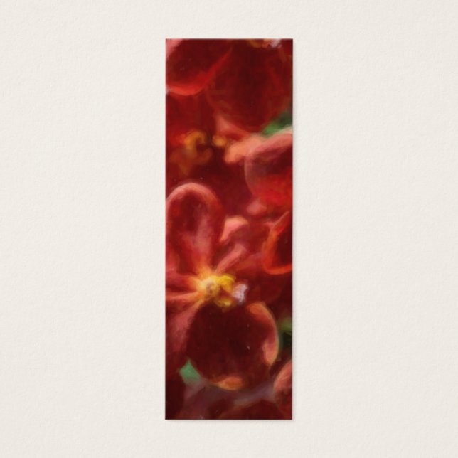 Hawaiian Tropical Floral Bookmark (Front)