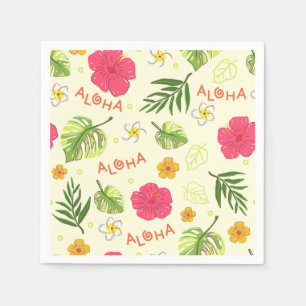 Hawaiian Tropical Floral Napkin