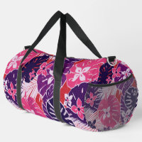 Hawaiian tropical flowers aloha print